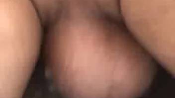 Excited guy ejaculates inside his beloved horse's pussy