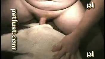 Intense lust overwhelms the zoophilic guy, driving him to screw a goat