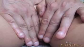 Gentle rubdown turns nude lady eager to screw like a slut