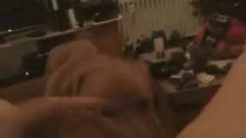 Intact dick being satisfied by an extremely eager wild woman
