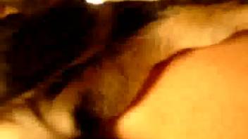 Intense sex scene with a super perverted beast