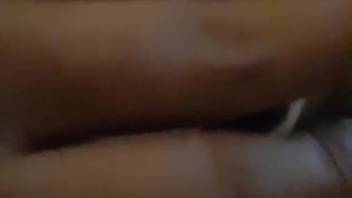 First-person view oral sex video starring an incredibly hot temptress