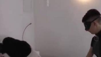 Bare slut pounded in the rear by the lustful hound