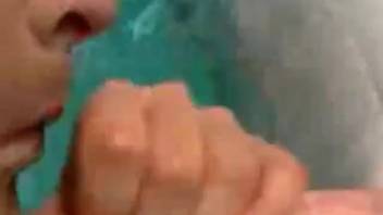A penis resembling a dolphin's merits an excellent manual pleasure
