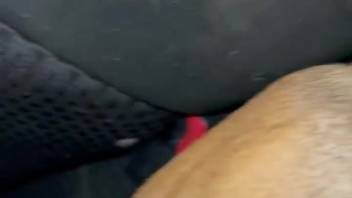 Guy's about to shove his cock straight inside, up close