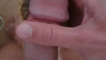 Horny guy bangs a tiny creature in a huge, naughty manner
